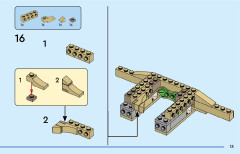 LEGO 31158 instructions page 13 – build guide