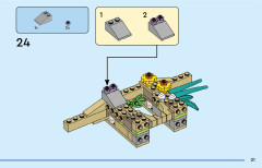 LEGO 31158 instructions page 21 – build guide