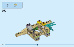 LEGO 31158 instructions page 22 – build guide