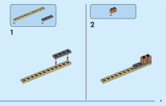 LEGO 31158 instructions page 3 – build guide