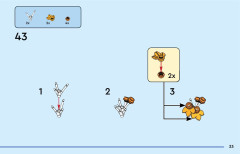 LEGO 31158 instructions page 33 – build guide