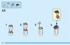 LEGO 31158 instructions page 36 – build guide