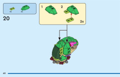 LEGO 31158 instructions page 60 – build guide