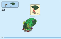 LEGO 31158 instructions page 62 – build guide