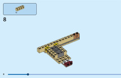 LEGO 31158 instructions page 8 – build guide