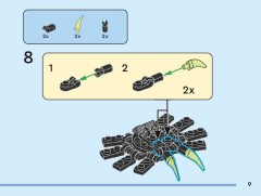 LEGO 31159 instructions page 9 – build guide