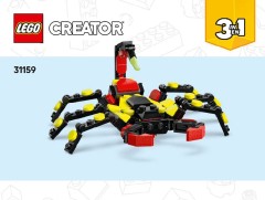 LEGO 31159 instructions page 1 – build guide