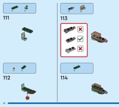 LEGO 31161 instructions page 72 – build guide