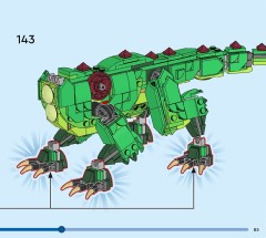 LEGO 31161 instructions page 85 – build guide