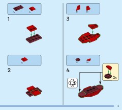 LEGO 31161 instructions page 3 – build guide