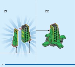 LEGO 31161 instructions page 74 – build guide