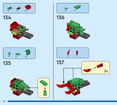 LEGO 31161 instructions page 74 – build guide