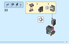 LEGO 31163 instructions page 21 – build guide