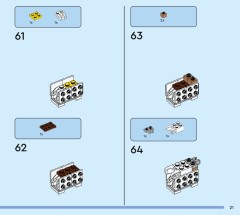 LEGO 31165 instructions page 21 – build guide