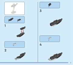 LEGO 31165 instructions page 3 – build guide