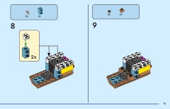 LEGO 31166 instructions page 11 – build guide