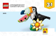 LEGO 31173 instructions page 1 – build guide