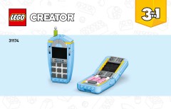 LEGO 31174 instructions page 1 – build guide