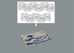 LEGO 31208 instructions page 12 – build guide