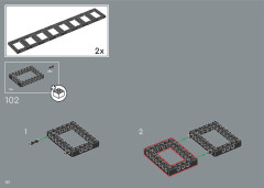 LEGO 31208 instructions page 142 – build guide