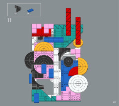 LEGO 31210 instructions page 107 – build guide