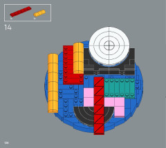 LEGO 31210 instructions page 128 – build guide