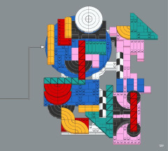 LEGO 31210 instructions page 129 – build guide