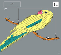 LEGO 31211 instructions page 61 – build guide