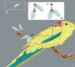 LEGO 31211 instructions page 63 – build guide