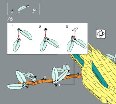 LEGO 31211 instructions page 65 – build guide