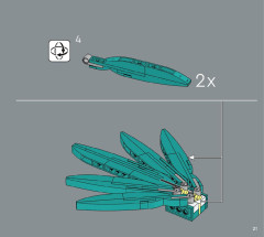 LEGO 31211 instructions page 21 – build guide