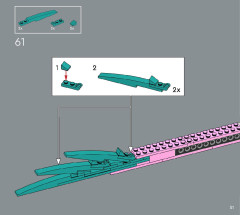 LEGO 31211 instructions page 51 – build guide