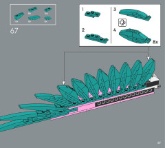 LEGO 31211 instructions page 57 – build guide