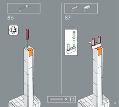 LEGO 31216 instructions page 73 – build guide