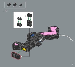 LEGO 31216 instructions page 15 – build guide