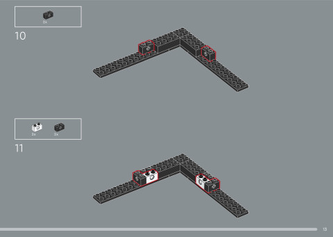LEGO 31218 instructions page 13 – build guide
