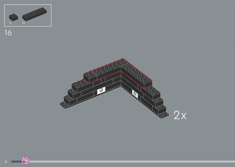 LEGO 31218 instructions page 16 – build guide
