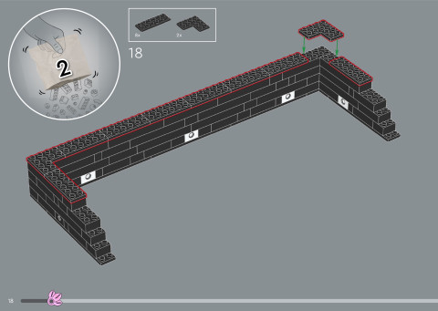 LEGO 31218 instructions page 18 – build guide