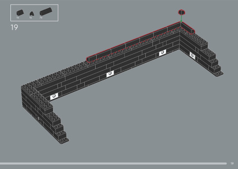 LEGO 31218 instructions page 19 – build guide