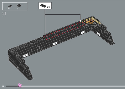 LEGO 31218 instructions page 22 – build guide