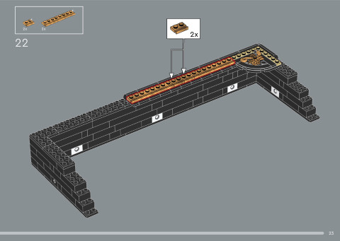 LEGO 31218 instructions page 23 – build guide