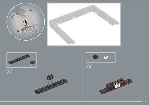 LEGO 31218 instructions page 29 – build guide