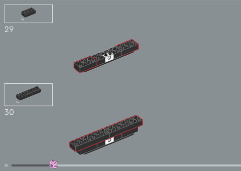 LEGO 31218 instructions page 30 – build guide