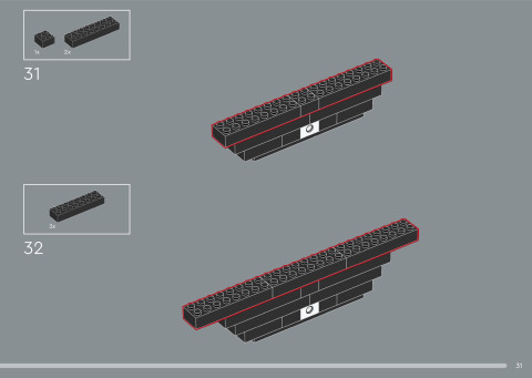 LEGO 31218 instructions page 31 – build guide