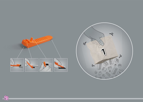 LEGO 31218 instructions page 8 – build guide