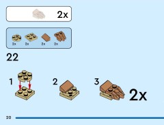 LEGO 31376 instructions page 20 – build guide
