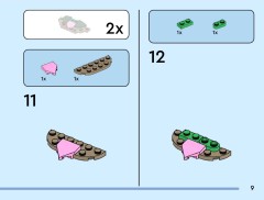 LEGO 31377 instructions page 9 – build guide