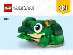 LEGO 31377 instructions page 1 – build guide