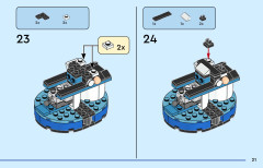 LEGO 31378 instructions page 21 – build guide