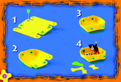 LEGO 3150 instructions page 3 – build guide